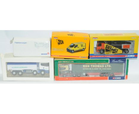 Corgi, Conrad &amp; Similar a boxed group to include 75406 Leyland DAF Curtainside "Kenny Thomas LTD", CC14406 Vauxhall Vivar