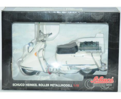 Schuco a boxed 1:10 Scale No.06539 Heinkel Roller. Condition is generally Excellent in generally Good box. (1)