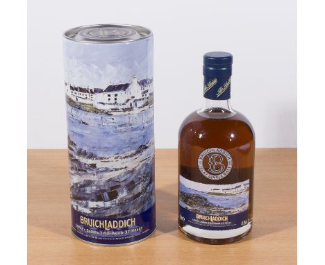 A bottle of Bruichladdich 37 year old Legacy Series 2 single malt Scotch whisky