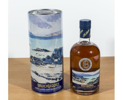 A bottle of Bruichladdich 36 year old Legacy Series 1 single malt Scotch whisky
