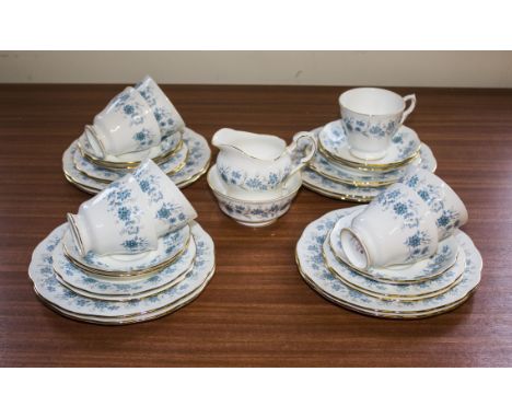 A Colclough 'Braganza' part tea set