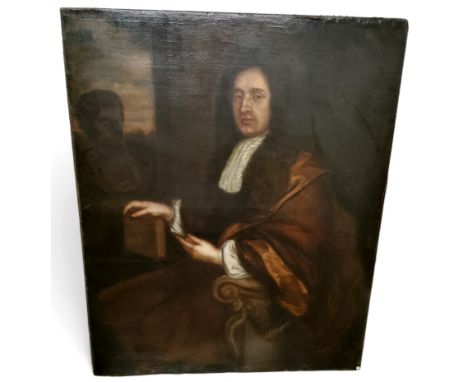 English School, 18th Century, Large Portrait of A Gentleman of Title, oil on canvas, 125cm x 105cm 