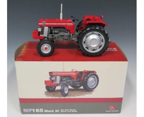 A Universal Hobbies Massey Ferguson MF165 Mark III Scale Model Tractor 1/16 Boxed 