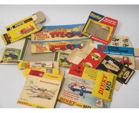 A Selection of Dinky Spot-On etc. Empty Toy Car Boxes 