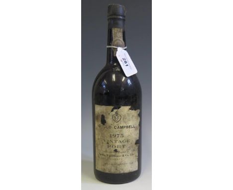 A Bottle of Gould Campbell 1975 Vintage Port 