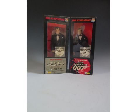 Two MediCom Toys James Bond 007 Figures 