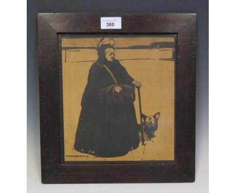 SIR WILLIAM NICHOLSON (1872-1949) A Lithograph of Queen Victoria, 25x23cm, framed and glazed 