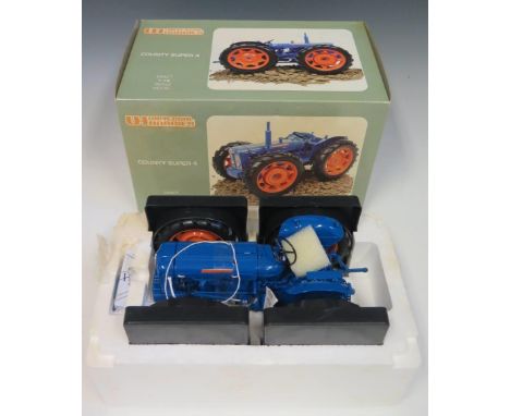 A Universal Hobbies County Super 4 Scale Model Tractor 1/16 Boxed 