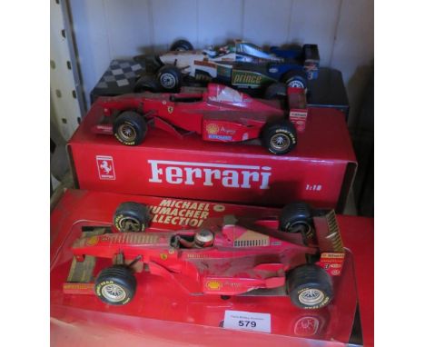 3 Minichamps Formula 1 Scale Model Cars 1/18 Boxed. Faults 