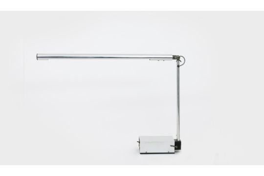 A Best Lloyd Polished Aluminium Table Lamp Designed By Gerald Auction Date