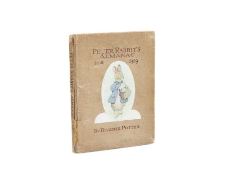 Potter (Beatrix), Peter Rabbit's Almanac for 1929, first edition,Potter (Beatrix) Peter Rabbit's Almanac for 1929, first edit