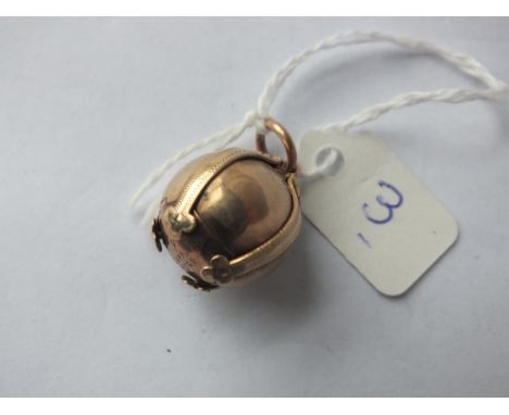 9ct gold Masonic ball       