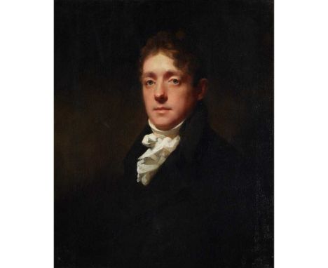 SIR HENRY RAEBURN R.A. (SCOTTISH 1756-1823) HALF-LENGTH PORTRAIT OF MR WILLIAM MACKENZIE  Oil on canvas  Dimensions:76cm x 63