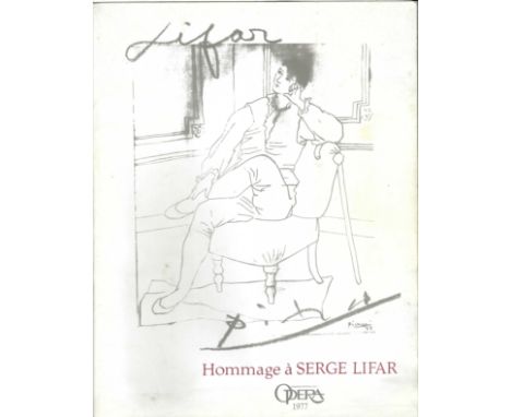 LIFAR Serge (1904-1986)LOT de trois livres : 1) The Diaghilev-Lifar Library. Catalogue de la vente Sotheby’s Parke Bernet à M