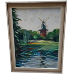 Acryl Spachteltechnik Mühle am Wall Bremen