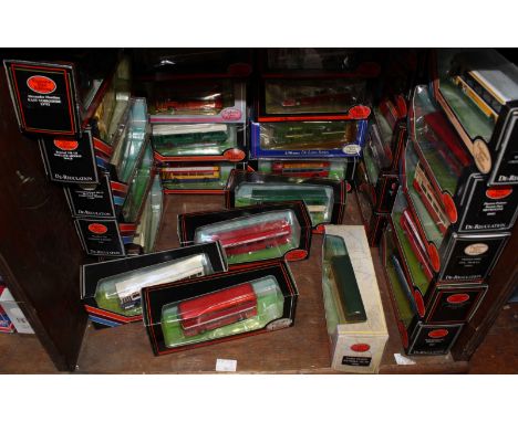Exclusive First Editions, a collection of die cast single and double decker buses, including Leyland Olympian Southern Vectis
