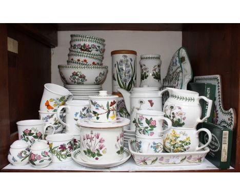 SECTION 1. A large collection of Portmeirion "The Botanic Garden" pattern ceramic tea and dinner service, comprising lidded s