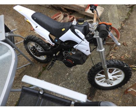 Child's Petrol Engine Motorbike 