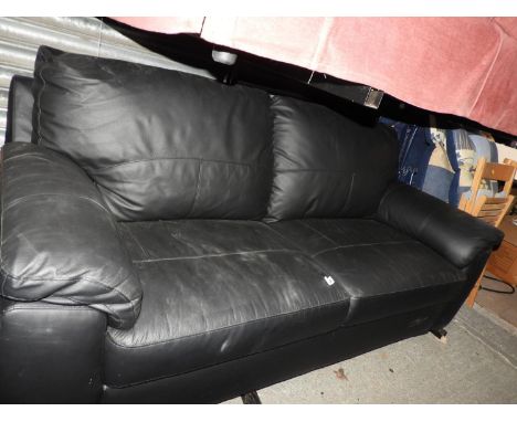 Black Leathers Sofa 