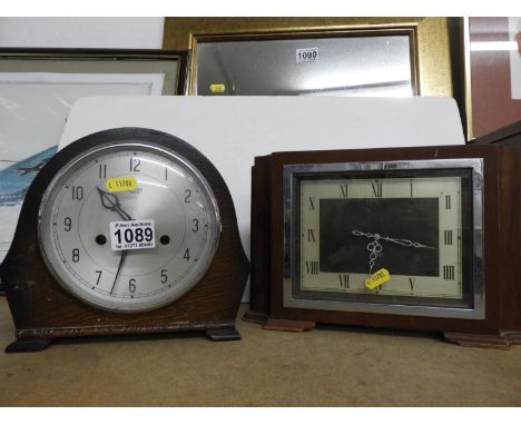 Mantel Clock and One Other
