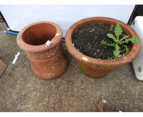 Terracotta Chimney Pot and Planter 