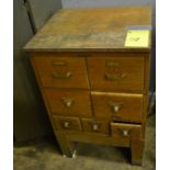 Antique Library Bureau Sole Makers Wooden Unit