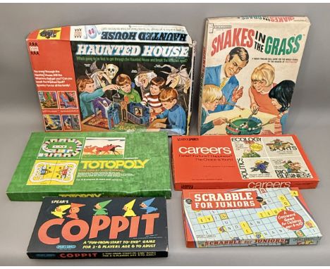 A collection of vintage board games, 1960s-70s - including Waddington's 'Formula 1'; Waddington's 'Spy Ring'; Spear's 'Coppit