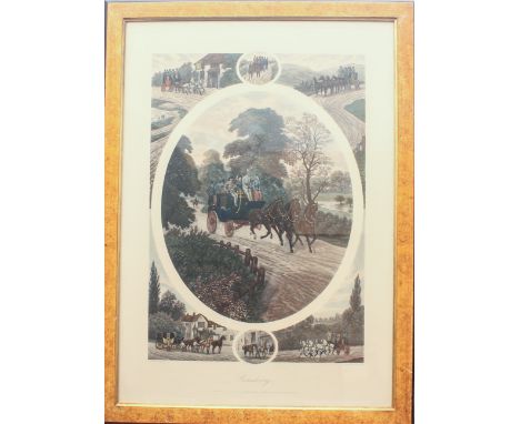 After William Henry Tuck (1840-1922) 'Coaching' Hand coloured etching, pub. 1884 29 x 20¼ in. (73.5 x 52 cm)