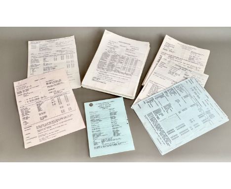 A quantity of film and TV call sheets - including James Bond Goldeneye, Call Sheet No.10 3rd May 1989 / Call Sheet No.21 11th