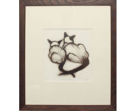 Susie Perring (British, contemporary) 'Home Comforts' etching, signed, inscribed and numbered 85 from an edition of 175 to lo