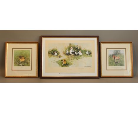 After David Shepherd (1931-2017): three signed, limited edition colour prints, comprising - 1. 'Muscovy Ducks', no. 810/850, 