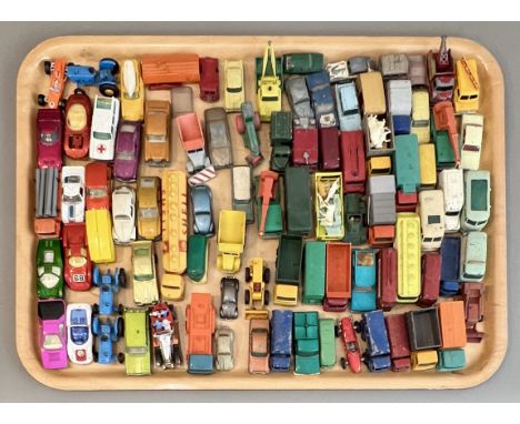 A collection of Matchbox 1-75 Series regular wheels and Superfast diecast toys - all unboxed, condition overall F-VG (some P 