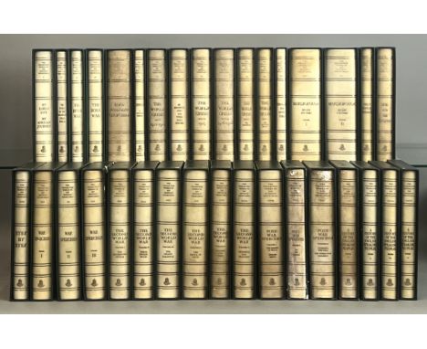 The Collected Works of Sir Winston Churchill in 34 volumes, plus The Collected Essays of Sir Winston Churchill in 4 volumes -
