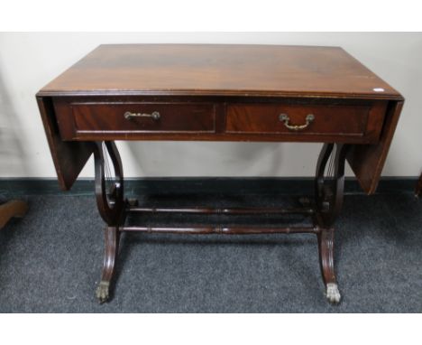 A Regency style flap sided sofa table 