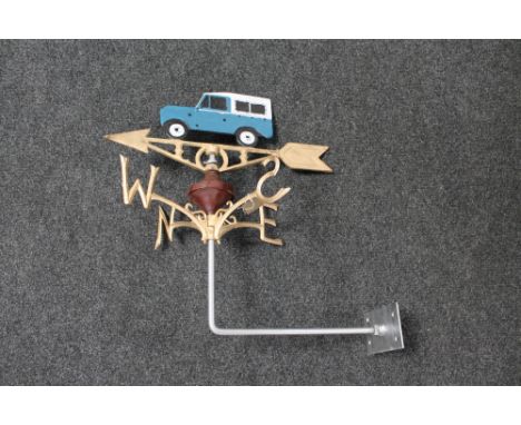 A Land Rover weather vane 