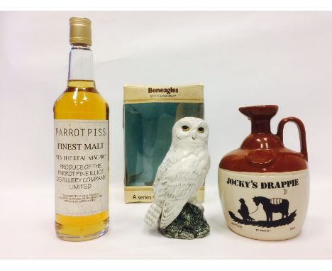 PARROT PISS
Malt Whisky
Produced of the Parrot Pine Illicit Distillery Co.Ltd. Full sized bottle, no capacity or strength sta