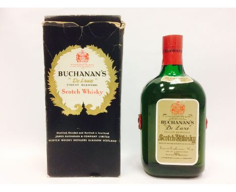 BUCHANAN'S DELUXE
Blended Scotch Whisky
26 2/3 fl.oz, no strength stated, in carton. CONDITION REPORT: Slight damage to carto