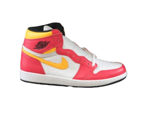 Air Jordan 1 Retro High OG Trainers, Light Fusion Red, UK 11
