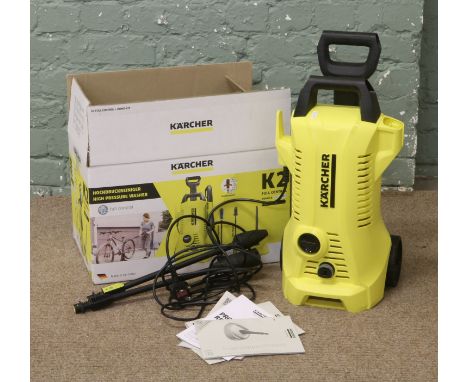 A Karcher K 2 full control pressure washer with accessories in original box used once only complete with product registration