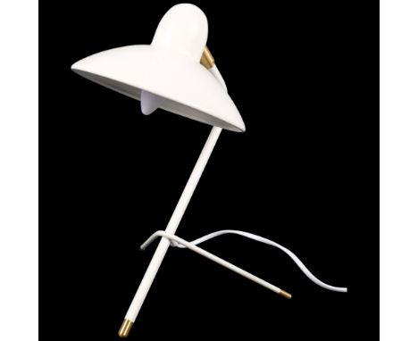 Di Classe, an Arles mid-century style desk lamp, by Domei Endo, with adjustable shade, in working order with LED bulb, H35cm