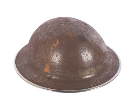 British Army Second World War Period steel combat helmet
