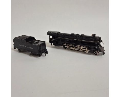 A Fleischmann 1367, 2-8-2 engine and a Union Pacific Tender