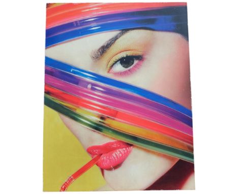 David Lachapelle, a large scale photographic print on canvas, ex-Armani store display, 130cm x 100cm