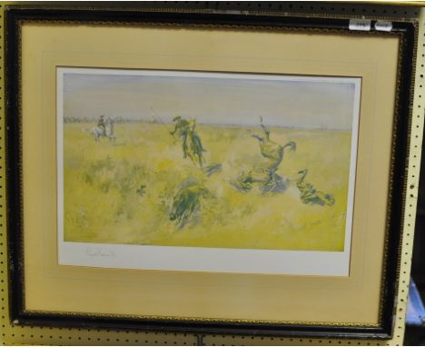 A Lionel Edwards artist's proof print, The Kadir Cup, other assorted pictures and prints (qty)  Condition report Report by RB