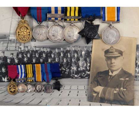 An important group of six medals awarded to Engineer Rear Admiral William Frederic Pamphlett RN, comprising CB (Civil), Egypt