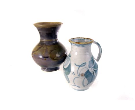 A Prink Nash four piece coffee set, together with a selection of other stoneware items, including vases, cups, bowls, dishes 