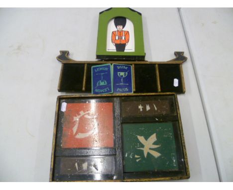 Small group of various vintage magic trick props
