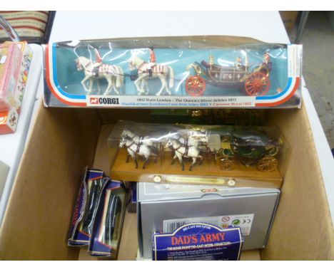 14 Boxed die-cast model vehicles including Brumm Historical Series, Lledo Dad's Army x 5, Lledo Darling Buds of May x 5, etc