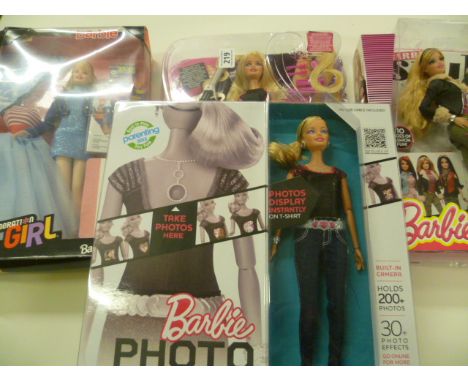 Four Boxed Mattel Barbie Sets - Photo Fashion, Mix and Match Fashion, Endless Curls and Generation Girl