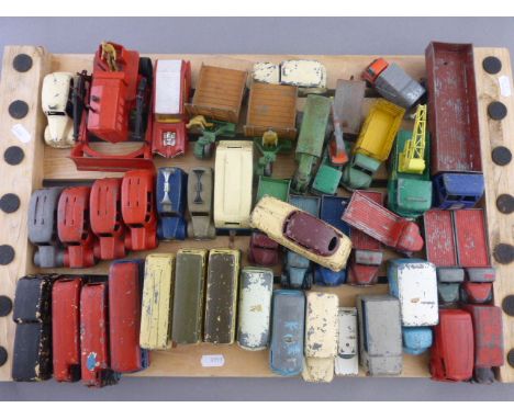 Excellent collection of 86 vintage play worn die-cast vehicles mainly Dinky and Corgi with some Matchbox to include Dinky Sup